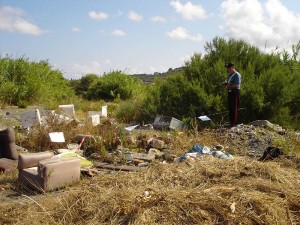 Area sottoposta a sequestro