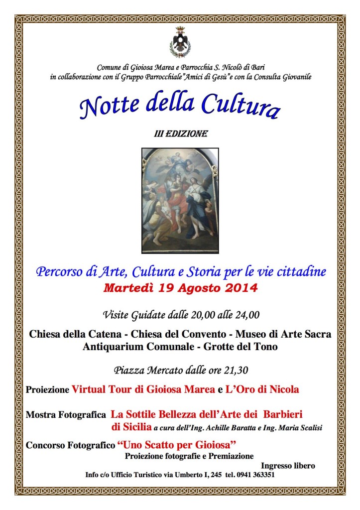 Notte della Cultura 2014