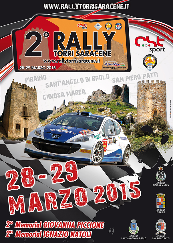 Locandina 2° rally Torri saracene torri