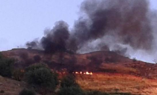 Incendio a Catalbiano