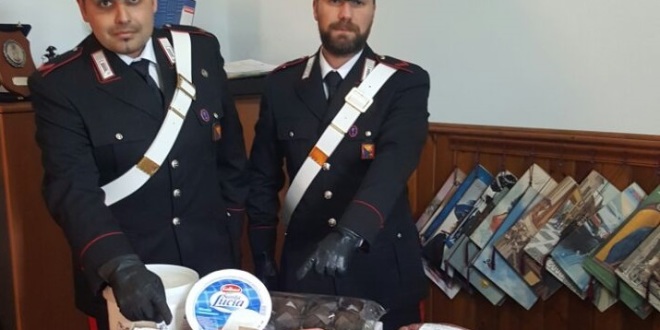 Merce sequestrata dai Carabinieri