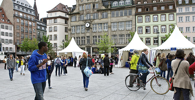 Strasbouorg célèbre l'EuropeStrasbourg celebrates Europe