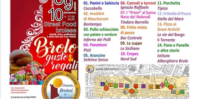 punti e mappa natale con gusto