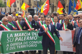 La marcia a Palermo
