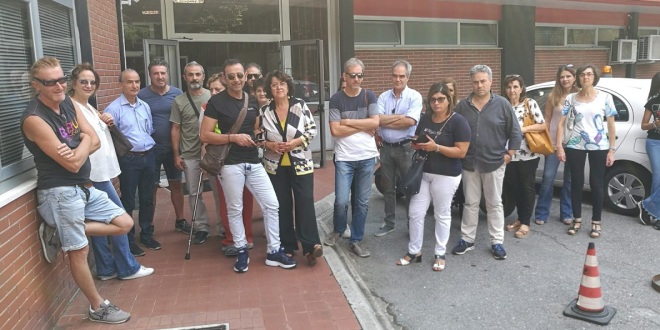 Protesta esattori CAS 5-9-2019