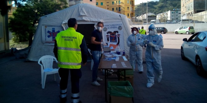 Screening tenda Città Metropolitana di Messina