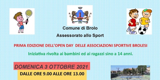 volantino open day sport