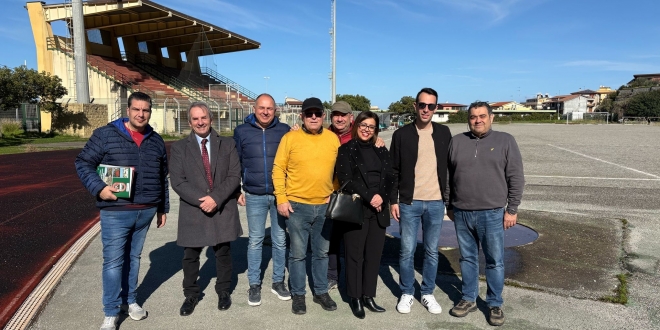 Consegna lavori Campo Sportivo Gioiosa